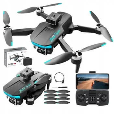 Квадрокоптер S132 Pro – дрон с камерой 4К, ESC, FPV, GPS, БК, до 1,2 км, до 25 мин, датчик распознавания помех, кейс