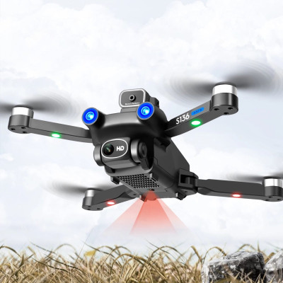 Квадрокоптер RC S136 – дрон с 4K и HD камерами, FPV, GPS, 5G Wi-Fi, БК, 1 км, до 25 мин, кейс + датчик распознавания помех
