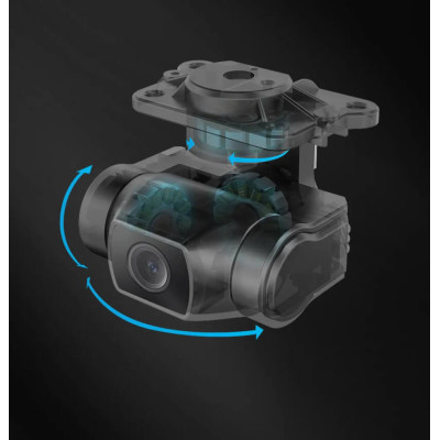 Квадрокоптер ZLRC SG906 MAX 3 - 3,5 км, GPS, 3-X осьова 4К камера, до 30хв, сумка, інтелектуальне розпізнавання перешкод