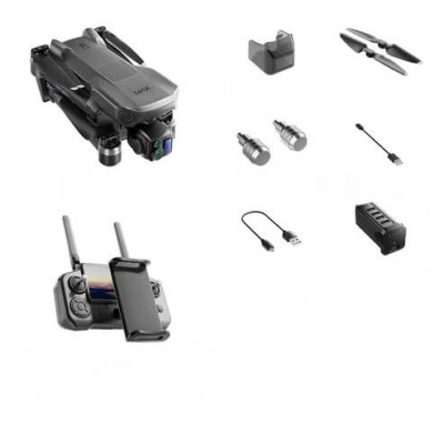 Квадрокоптер SMRC P7 Max 4K - дрон з 3-осьовим підвісом, 10 км, 4K камера, GPS, 5G, до 45 хв.