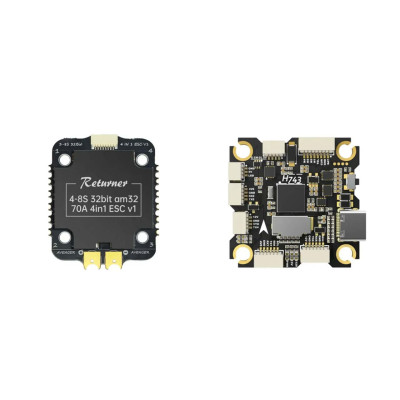 Політний стек Stack 4-8S 32Bit 70A (4IN1) ESC V1 3-8S H743 Betaflight Flight controller