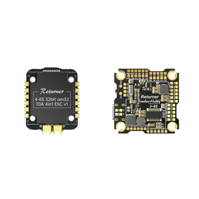 Політний стек Stack 4-8S 32Bit 70A (4IN1) ESC V1 3-8S H743 Betaflight Flight controller